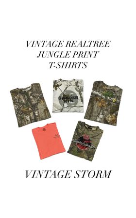 リアルツリージャングルプリントTシャツ