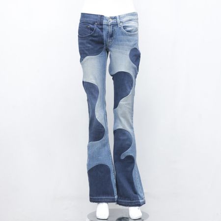 CR768 Calça de Patch de Jeans Levi's Reciclada