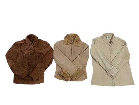 Suede structure jackets - 11 pcs - dec14/24 | Vintage Wholesale ...