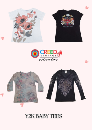 CR3011 Y2K Baby Tees - 20 Pcs