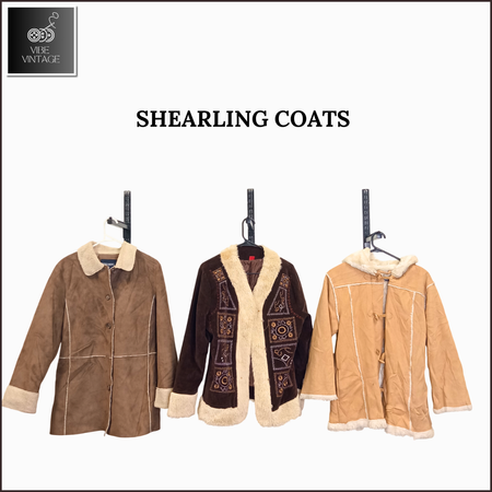 SHEARLING COATS - 08 PCS