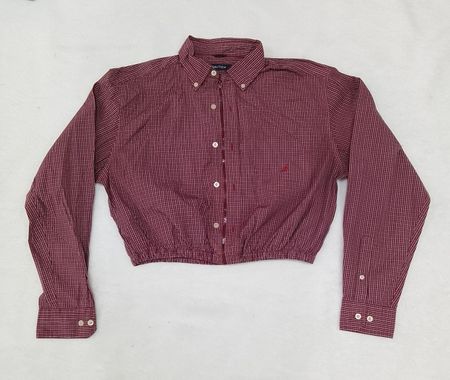 CR3030 Upcycled Nautica and Polo Crop Shirts - 47 Pcs
