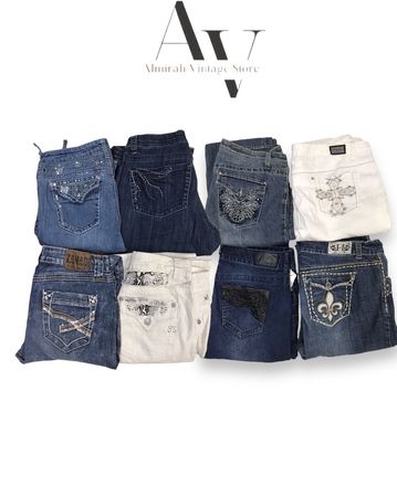 Jean droit vintage Y2K