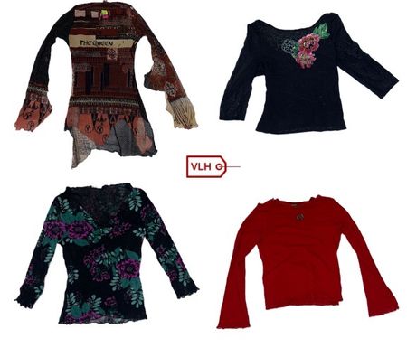Y2K Romantic Grunge Tops