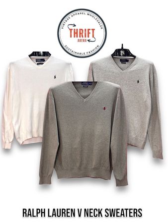 #VV492 Ralph Lauren V-Ausschnitt Pullover 14 Stück