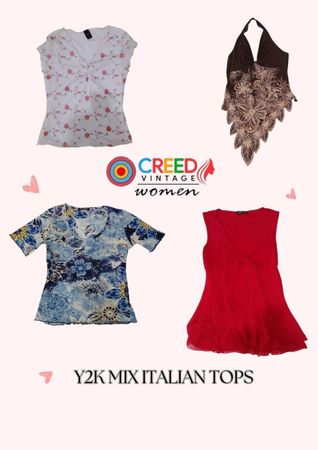 CR3065 Y2K Mix Italian Tops - 10 Pcs