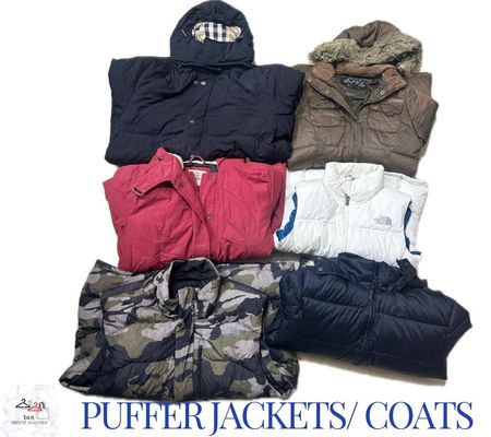 Puffer Jackets (Mix brand including The North Face, Barbour, Burbery & others)