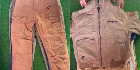 マテリアルジャケットとパンツ