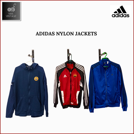 ADIDAS NYLON JACKETS - 26 PCS