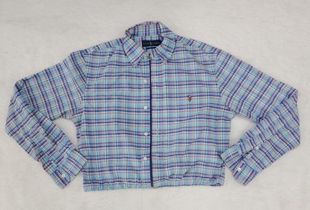 CR3130 Upcycled Polo Crop Shirts - 15 Pcs