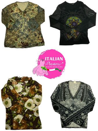 Mezcla de tops de invierno de encaje y malla Y2K