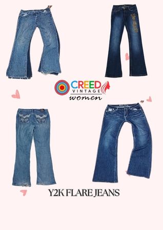 CR3135 Y2K Flare Jeans - 15 Pcs