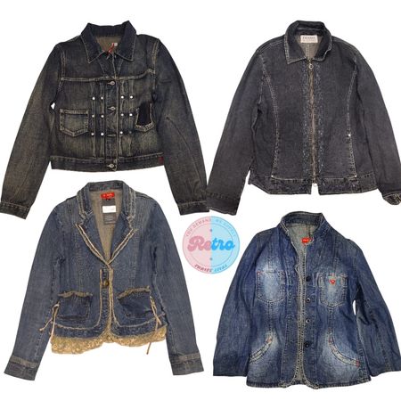 Vestes en denim Y2K : 10 pièces