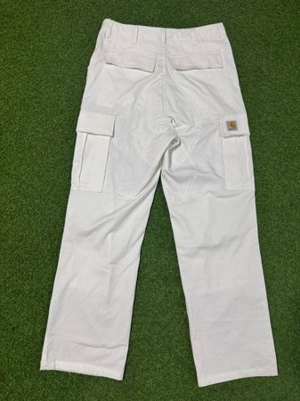 Rework style white carhartt cargo trousers