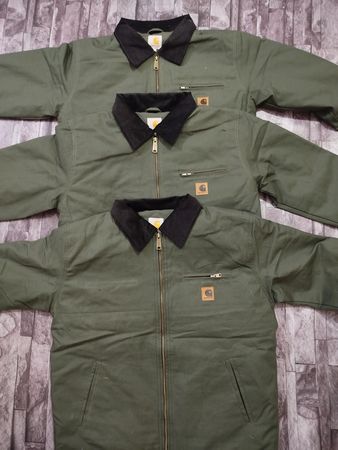 Jaquetas em estilo rework Detroit Carhartt vintage verde oliva 15 peças MOQ