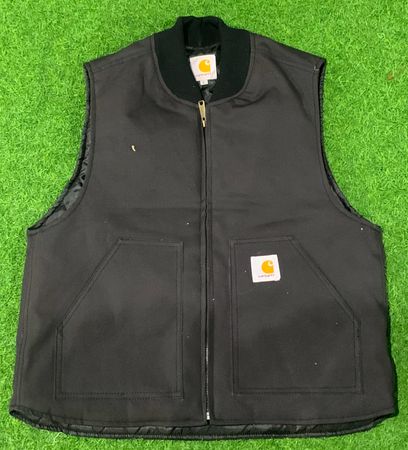 Rework style carhartt black vests