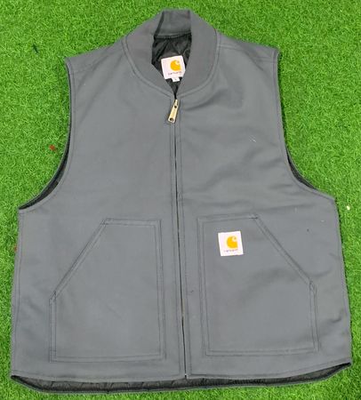 Rework style carhartt grey vests