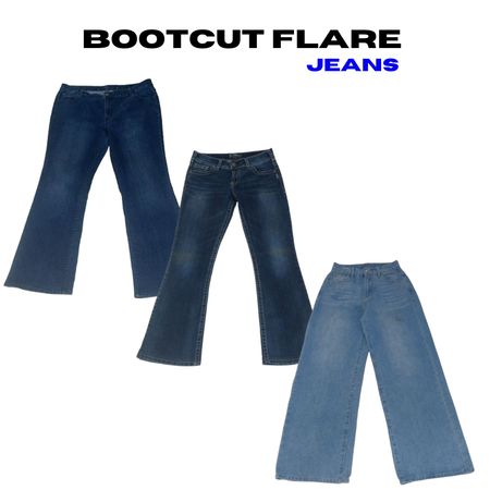 フレアブーツカットジーンズ 👖