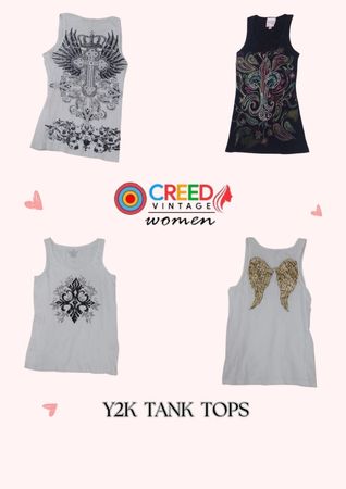 CR3196 Y2K Tank Tops - 10 Pcs
