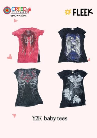 Y2K Baby Tees - 100 Pcs