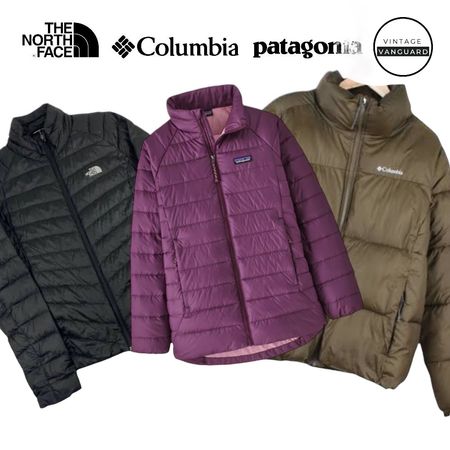 The North Face | Columbia | Patagonia | Puffer Jackets: 10 Pcs