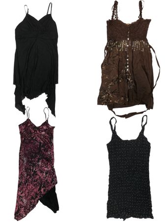 The Y2K Gothic Dress S-833