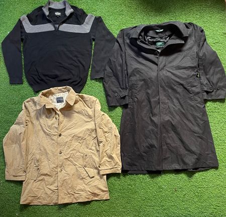 Barbour Sweater,Trench & RL Trench Coat 13Pcs