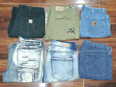 G0126 Mens' Baggy Shorts and Jorts 14 Pieces
