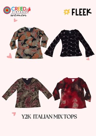 CR3270 Y2K Italian Mix Tops - 10 Pcs