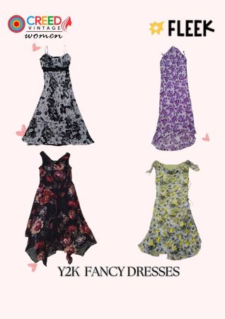 CR3272 Y2K Fancy Dresses - 10 Pcs