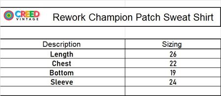 CR735 Sweat à capuche Patch Champion recyclé