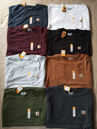 carhatt reworked style t-shirt 10 pcs
