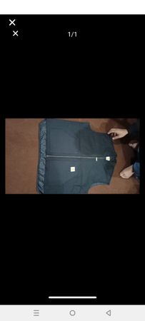 Veste sans manches noire retravaillée au style Carhartt choisie sur mesure