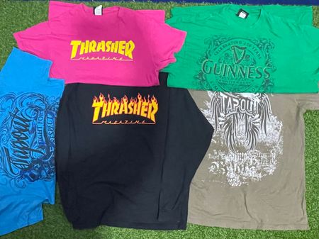 Unisex Tapout, Thrasher and Guinness T-shirt 13 pieces