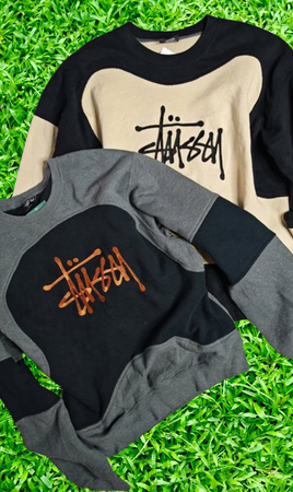 Rework Style stussy sweatshirt.