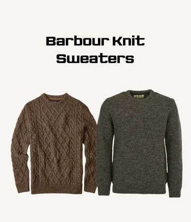 Pulls en tricot Barbour