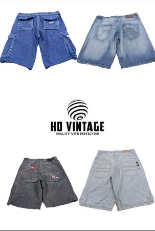 HD619 Men Baggy Hiphop Shorts - 9 pcs