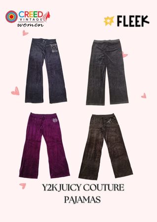 CR3372 Y2K Juicy Couture Trousers - 20 Pcs