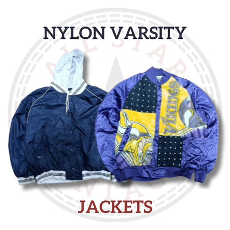 Giacca Varsity in Nylon