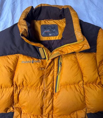 Mont bell autênticos e belos casacos acolchoados