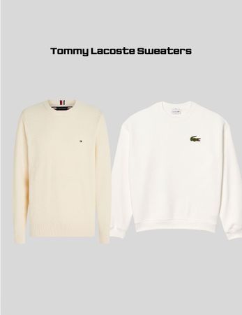 Tommy lacoste mix sweaters -10 pieces