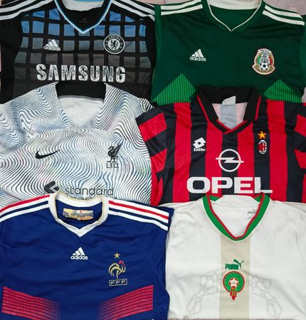FOOTBALL FAMOUS CLUB TSHIRTS 29PCS