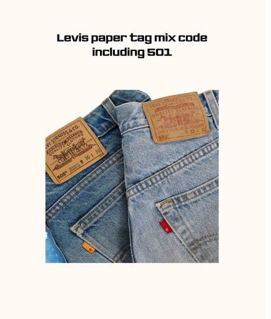 Étiquette en papier Levis y compris 501 - 25 pcs