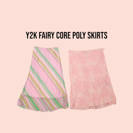 Y2k Fairy Core Poly Röcke