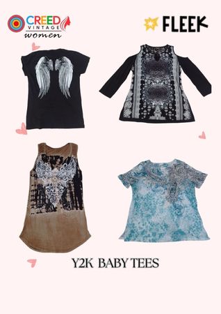 CR3441 Y2K Baby Tees - 15 Pcs