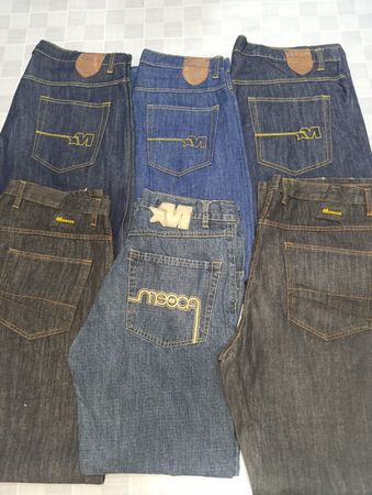 R24 Men Macca Hip Hop Baggy Jeans-12