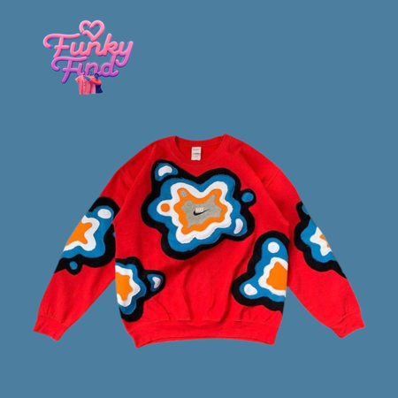 Sweatshirt reconditionné Nike marqué