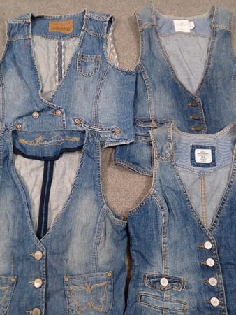 #555 Y2K Denim Vest -17