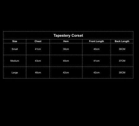 Upcycled Tapestery Corsert