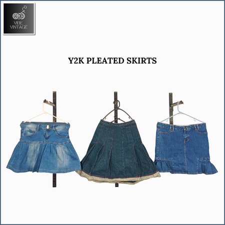 JUPES PLIÉES Y2K - 12 PCS (BUNDLE 2)